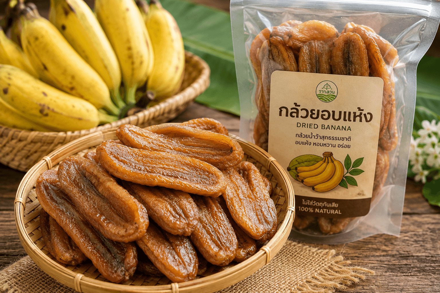 กล้วยตากแห้ง